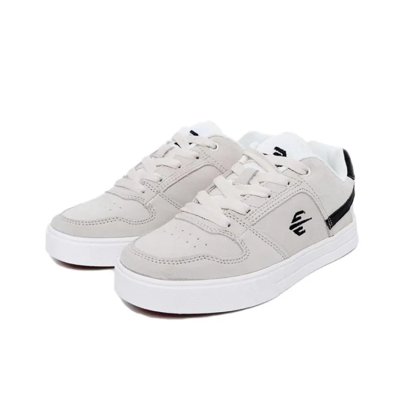 Sharp Crowds Warm Anti Slip And Wear Resistant Low Top Skateboard Shoes Unisex Ecru-2