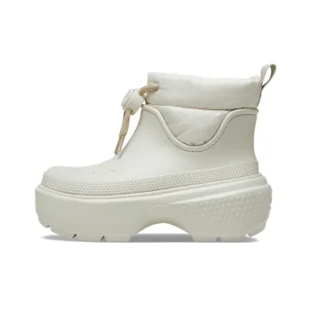 Crocs STOMP PUFF BOOT Ankle Boots Unisex White