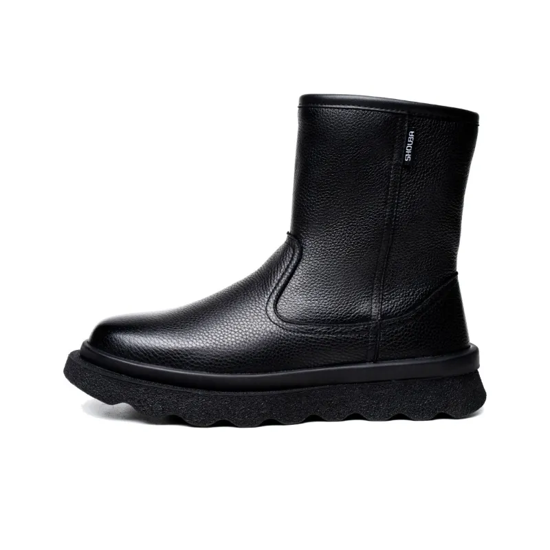 YEDANI Ankle Boots Men Black-0