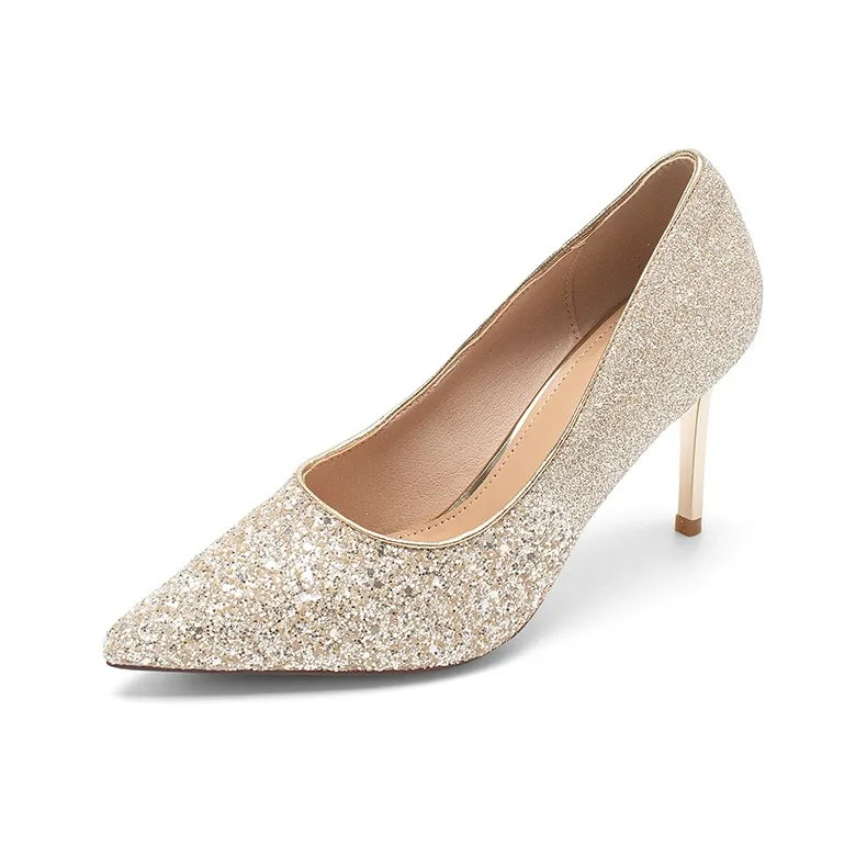 AGSDON Slim Heel High Heels 8cm Women's-1