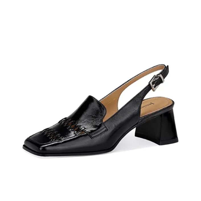 JESSICA SOPHIA Chunky Heel High Heels 4cm Women's-5