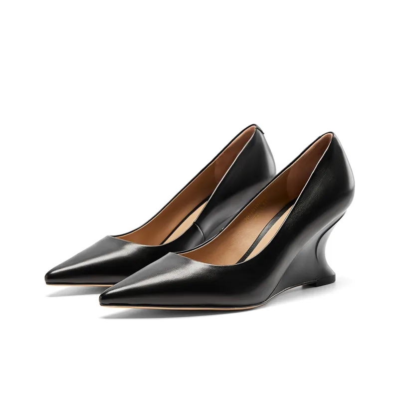 NINE WEST Wedge Heel High Heels 7.5cm Women's-2