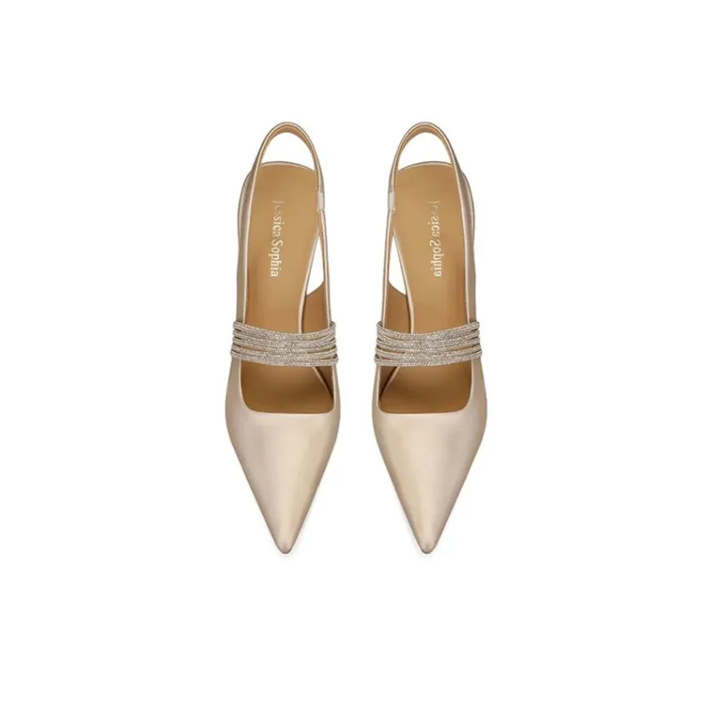 JESSICA SOPHIA Slim Heel High Heels 4cm Women's-4
