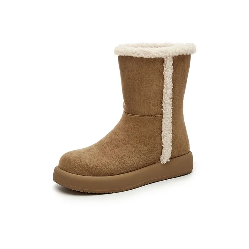 DAPHNE Warm Short Snow Boots Women's-1