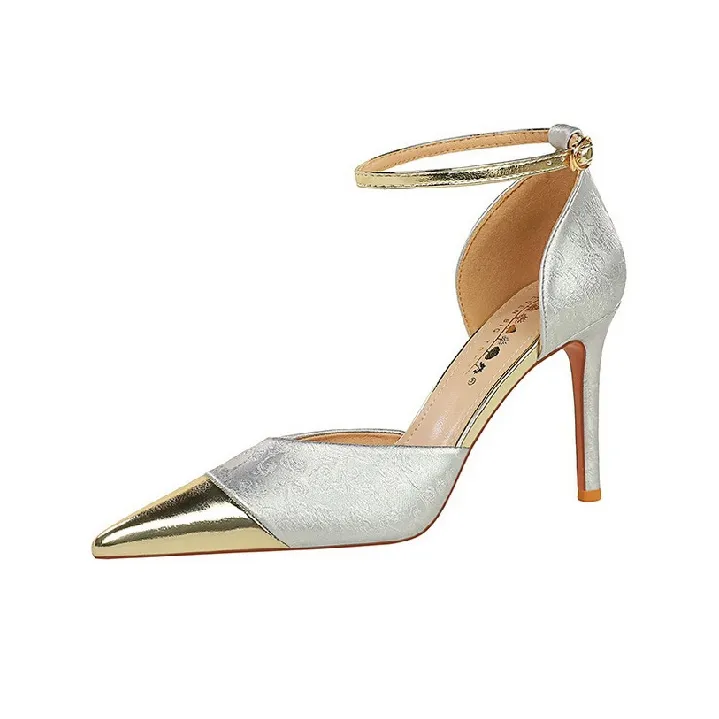 BIGTREE Slim Heel High Heels Women's-2