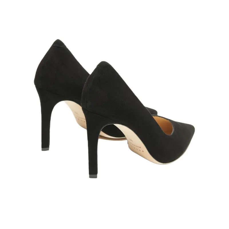 Sandro Slim Heel High Heels 9.5cm Women's Black-3