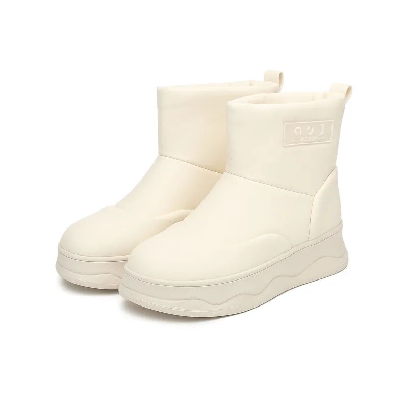 JOSINY Snow Boots Women's White/Black-7