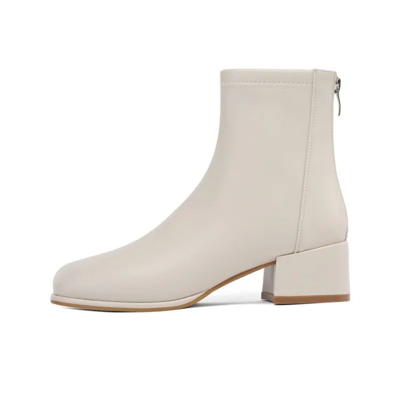 DAPHNE Ankle Boots Women's Khaki/Black/Beige-16