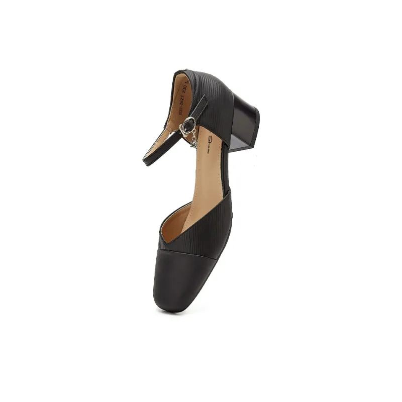 QUICHESHOES Chunky Heel High Heels 5.5cm Women's-7