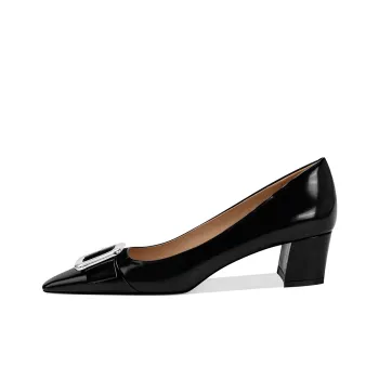 Shesrim Chunky Heel High Heels 4.5cm Women's