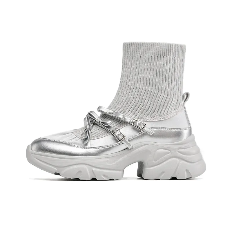 EBLAN Ankle Boots Women's Gray-0