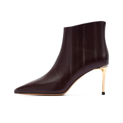 HARSON Ankle fuerte Boots Women's Red/Black