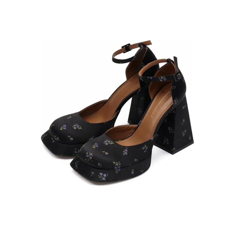 SHUSHUTONG Chunky Heel High Heels Women's-3