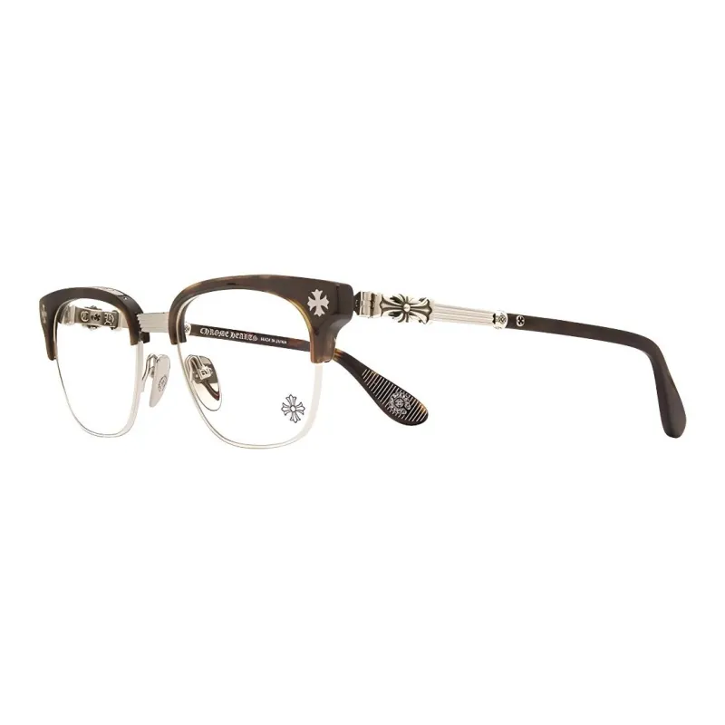 Chrome Hearts Plate Frame Irregular Shape Eyeglass Frames Unisex Multicolor-2