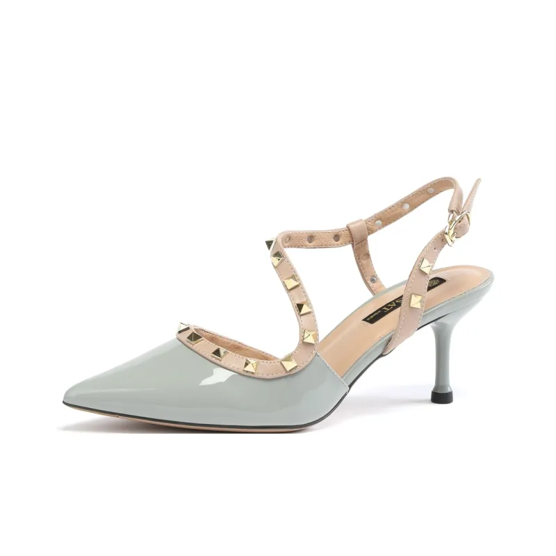 ST&SAT Slim Heel High Heels 7.5cm Women's-5
