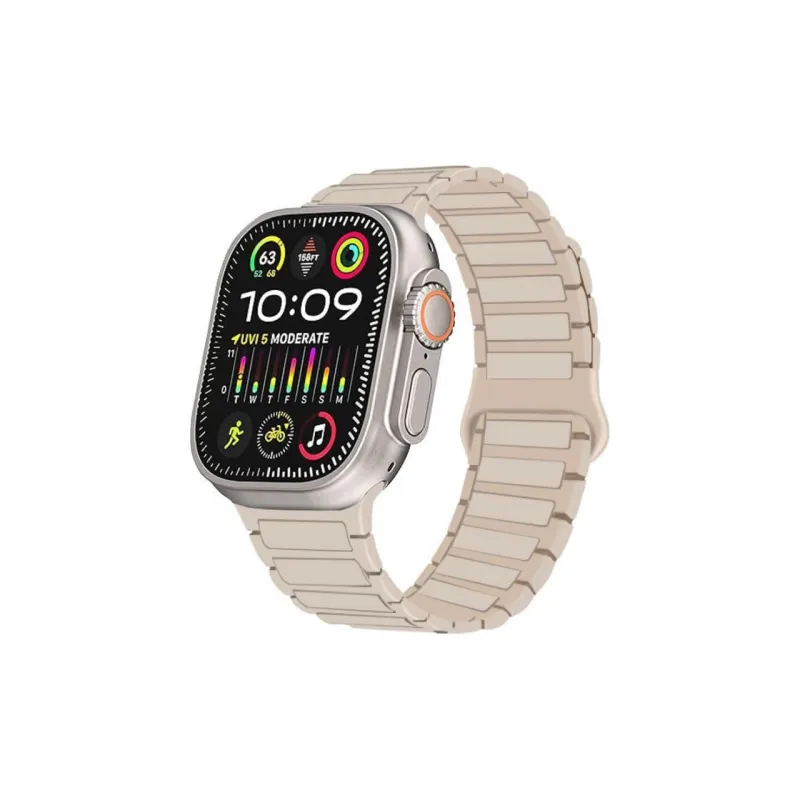 PULAISI Apple Compatibility Watch Band 175~220mm Silicone Material-0