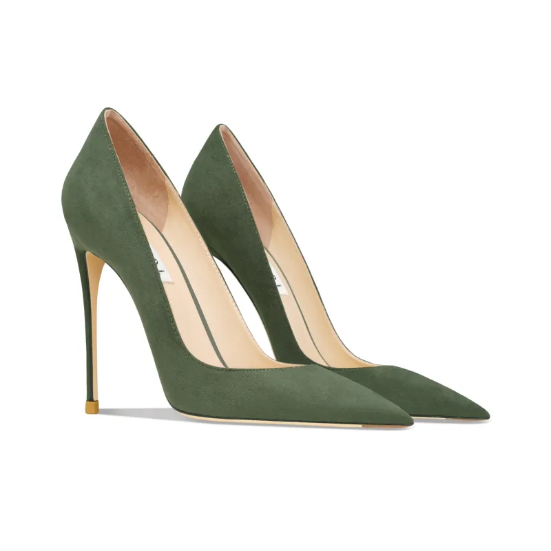 Suyymakk Slim Heel High Heels Women's Jasper-4