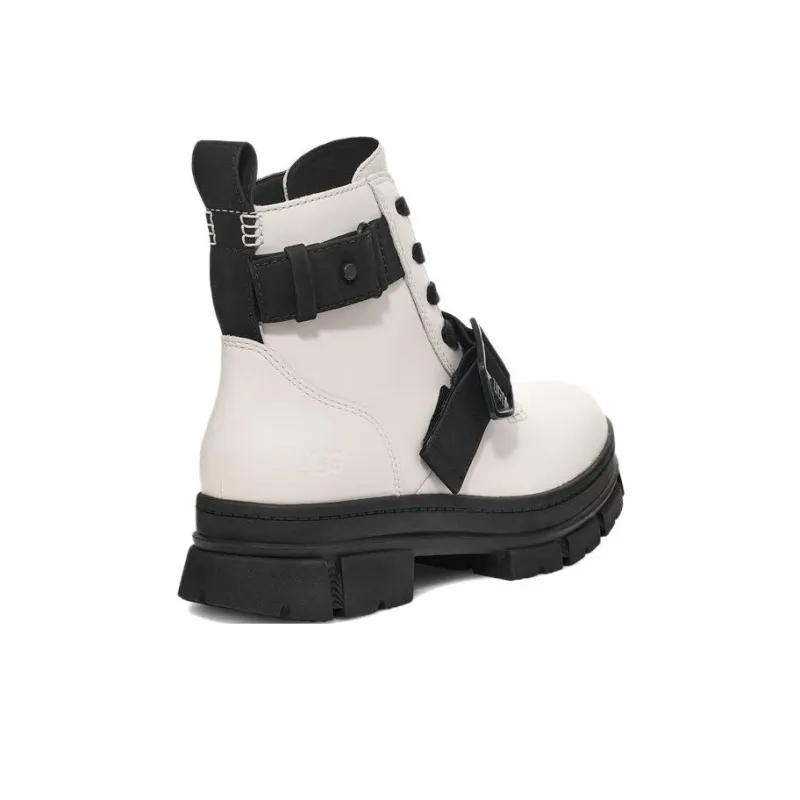 UGG Ashton Lace Up Boot 'White' Women's-4