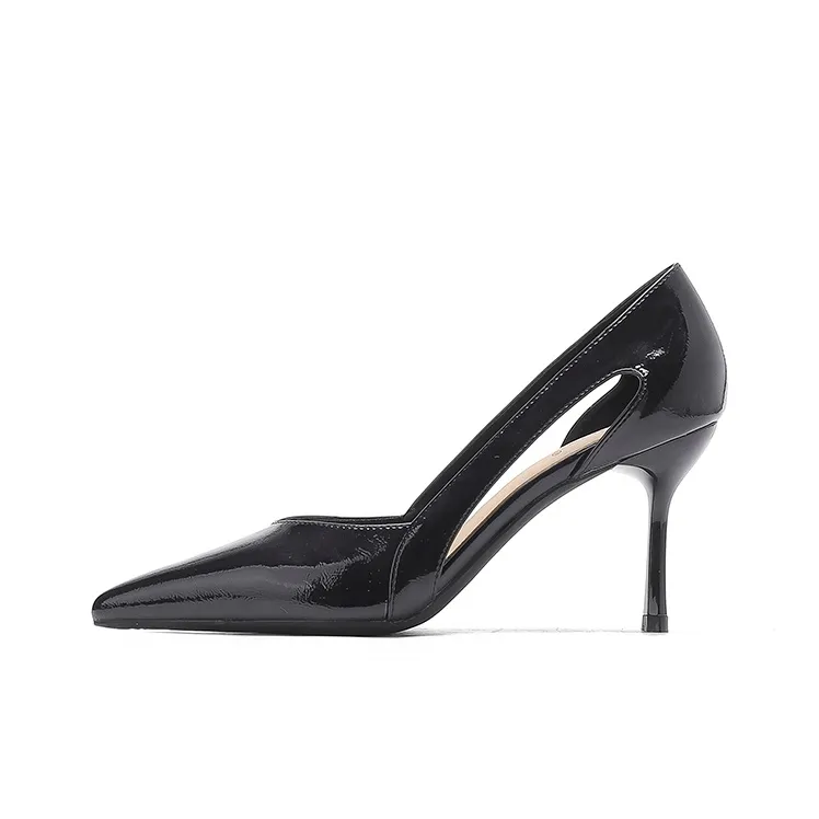 Zubumei Slim Heel High Heels 8cm Women's-0