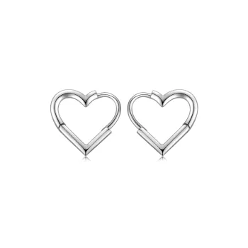 OUBI.YABI White Gold Plated Copper Stud Earrings Women's