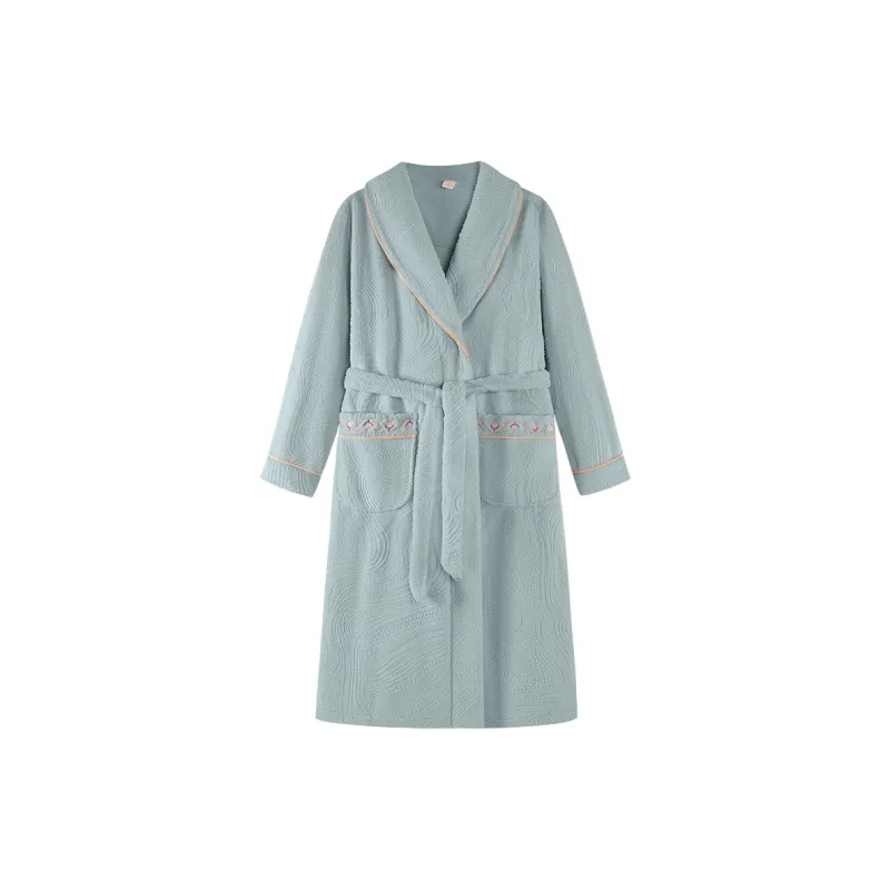 UAVAE Women's Bath Robes-6