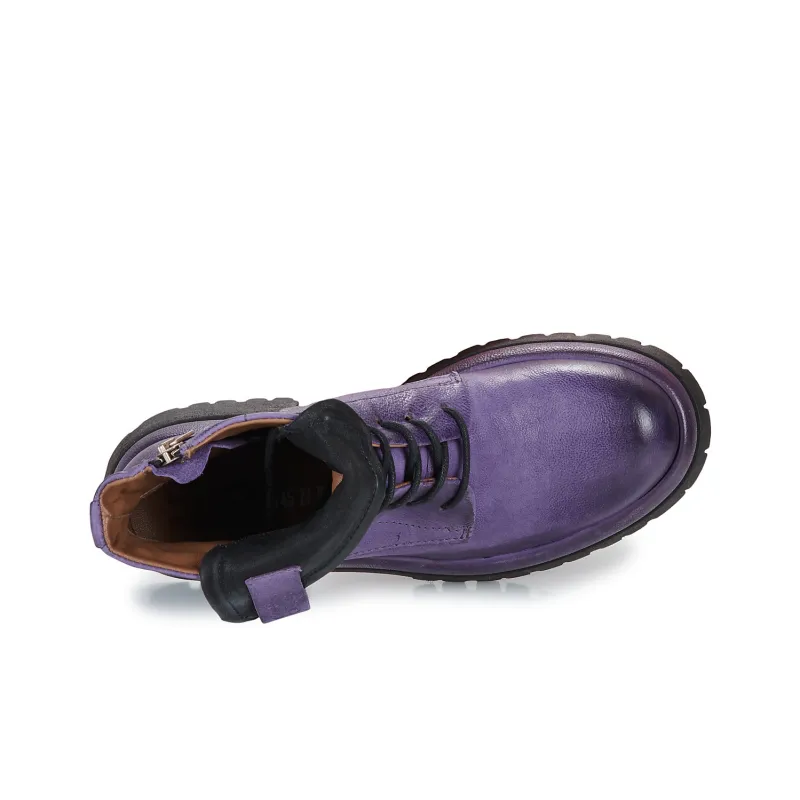 AirStep AS98 Ankle Boots 5cm Women's Purple-5