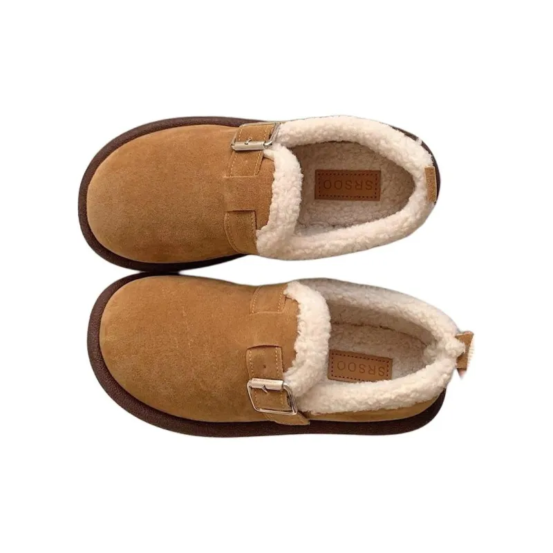 Qiao Anju Home Slippers Brown Gray-0