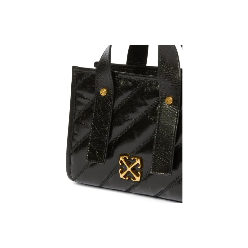OFF WHITE Quilted Tote Bag-5