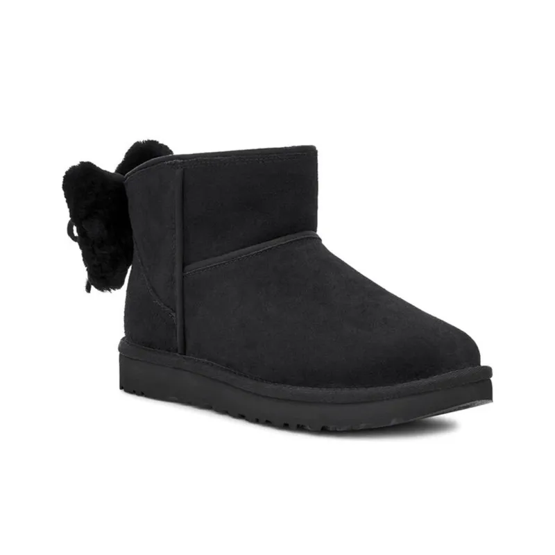 UGG Classic Mini Bow 'Black' Women's-2