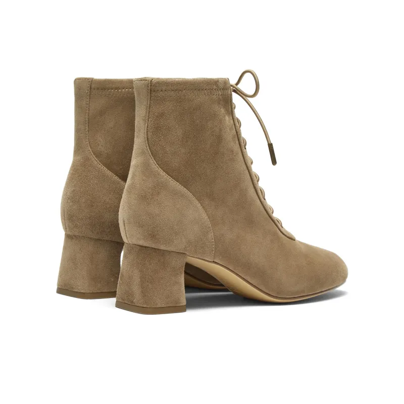 Joypeace Deer Boots Ankle Boots Chunky Heel Women's-9