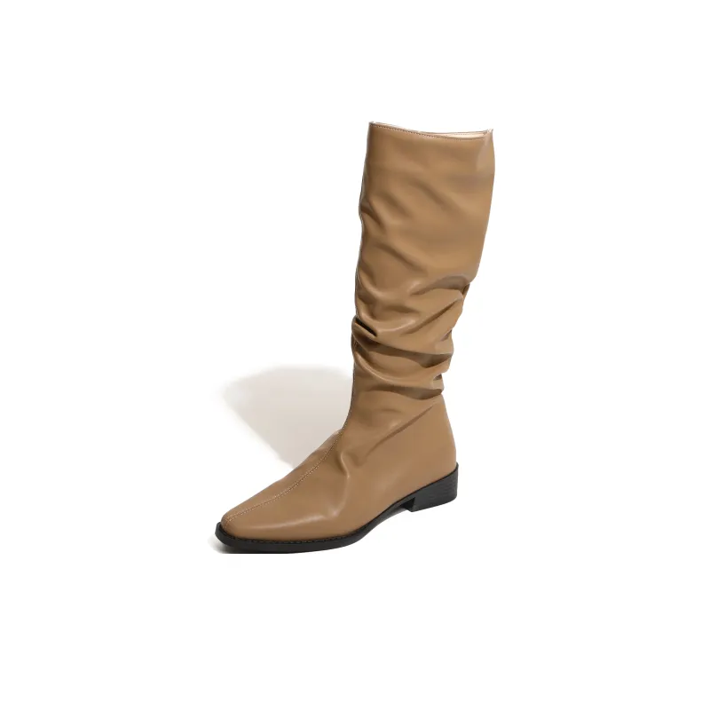 LXVB Slouch Boots Knee-high Boots 3cm Women's-10