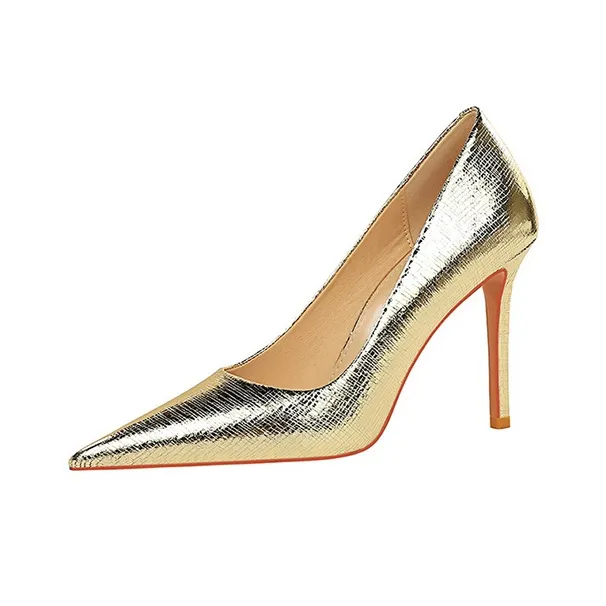 BIGTREE Slim Heel High Heels Women's-0