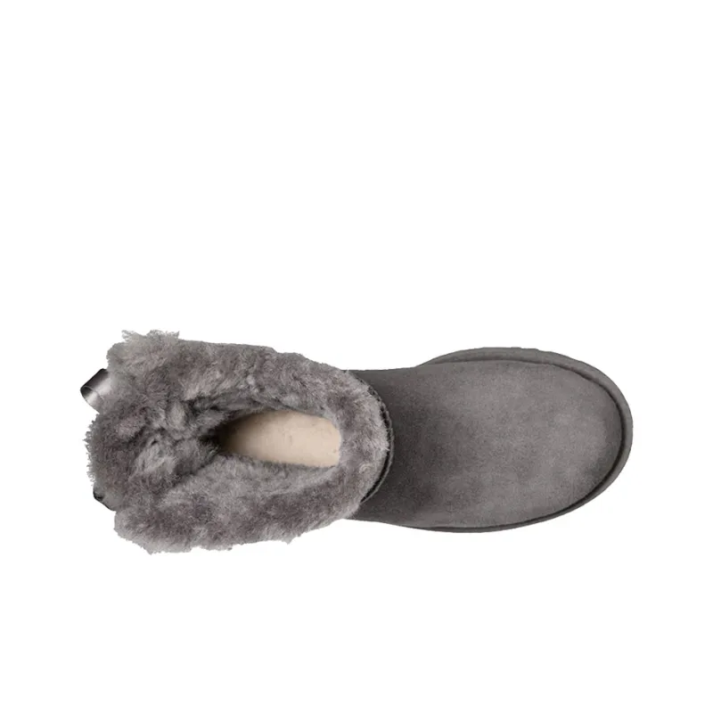 UGG Mini Bailey Bow Ii Boot Grey Women's-4