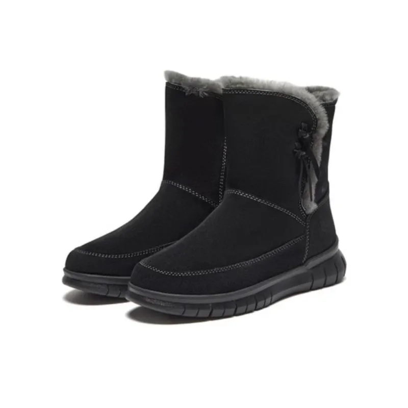 Hush Puppies Casual Collection Warm And Wear-Resistant Short Snow Boots Women's-2