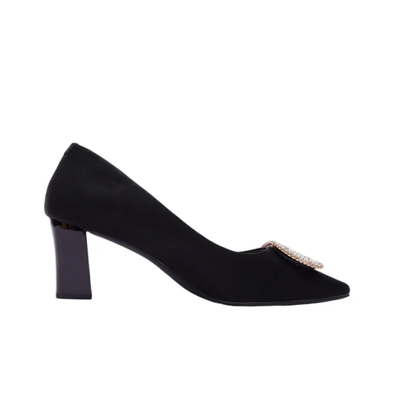 Mulinsen Chunky Heel High Heels 7cm Women's-2