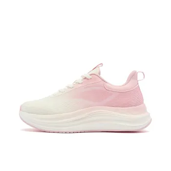 QIAODAN Running Shoes Women's Low Top Ivory/Frosted Pink