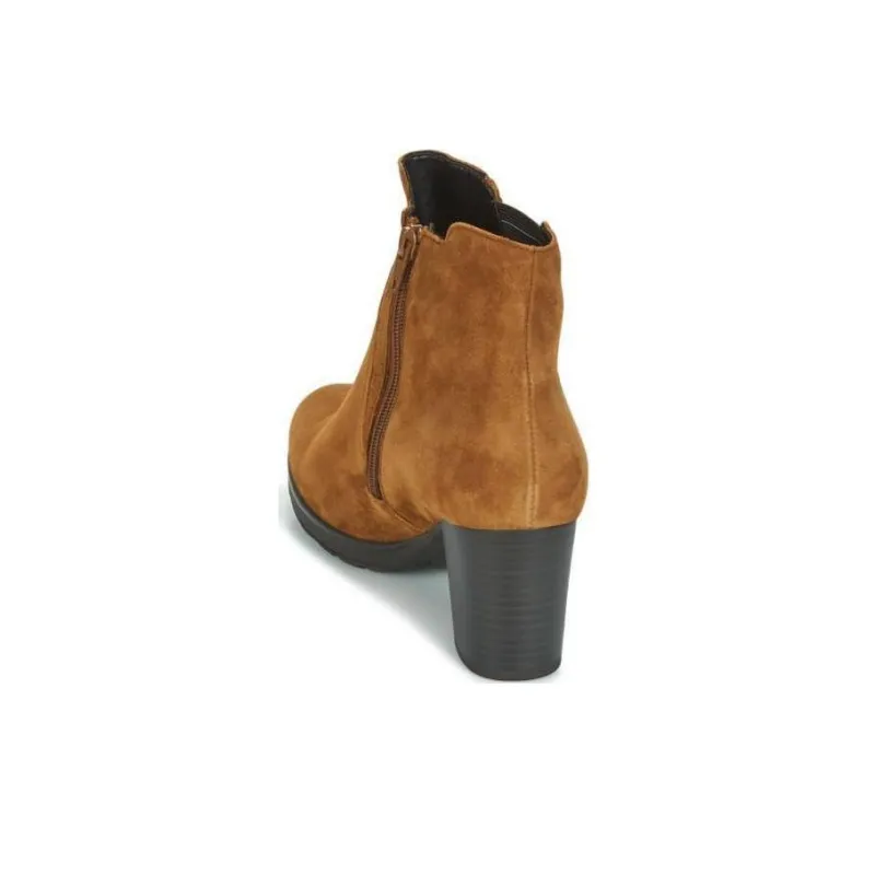 Gabor Ankle Boots 7cm Women's Brown-4