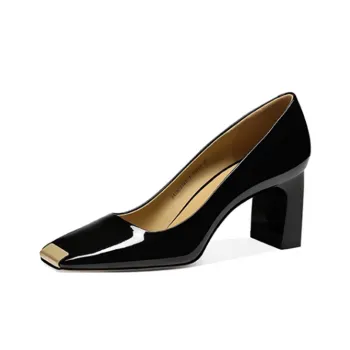 JESSICA SOPHIA Chunky Heel High Heels 6.5cm Women's