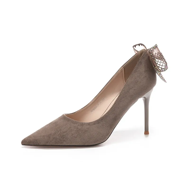 HKCP Slim Heel High Heels 9.5cm Women's-10