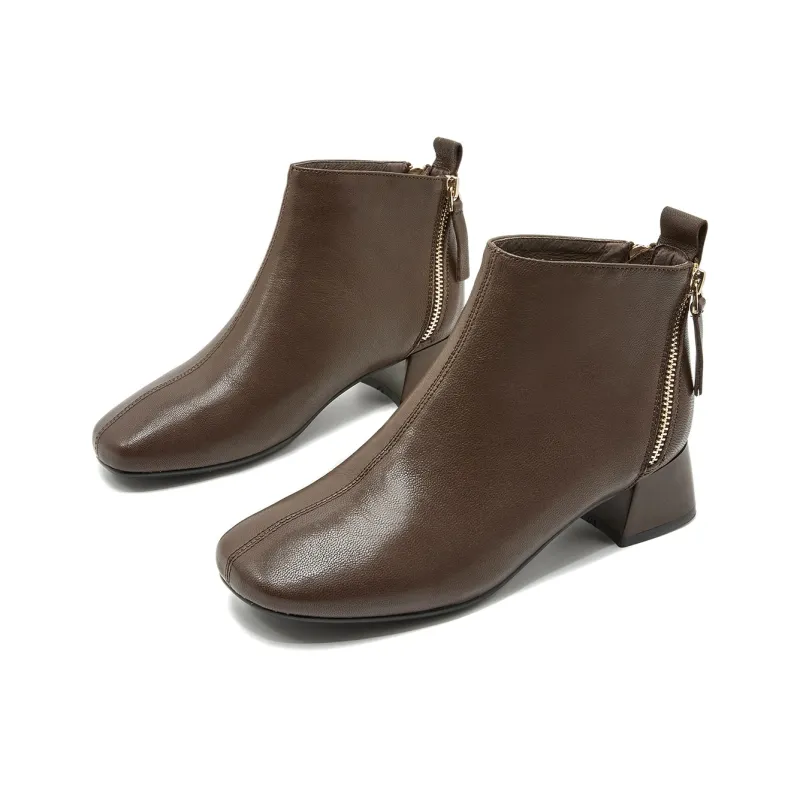 PIERCE GENTRY Ankle Boots 4cm Women's-8