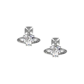 Vivienne Westwood Embellished Orb plaque Earrings