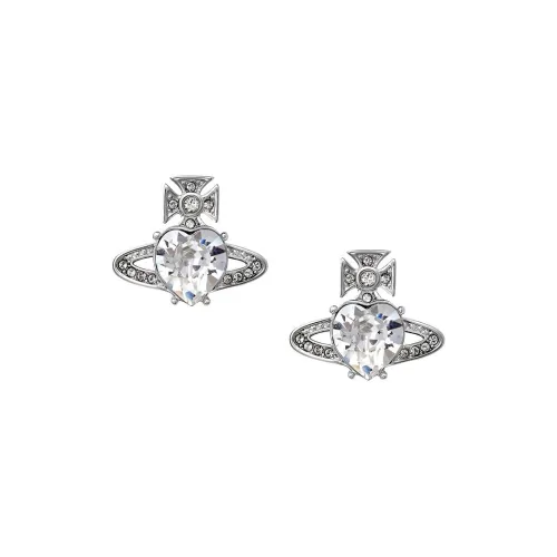 Vivienne Westwood Embellished Orb plaque Earrings