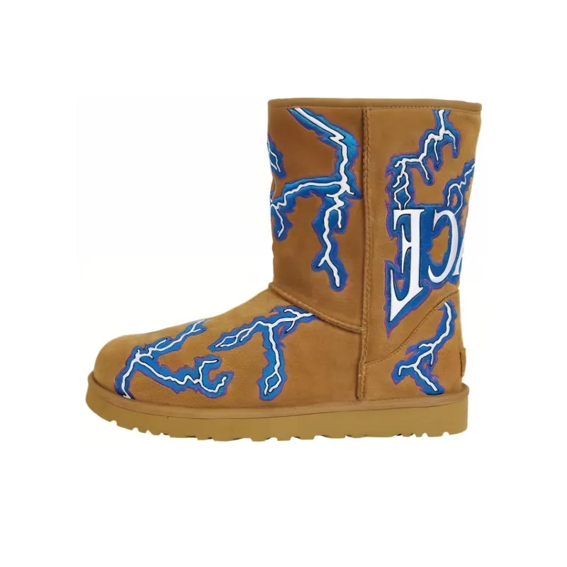 UGG Classic Short Boot Palace Lightning Chestnut-0