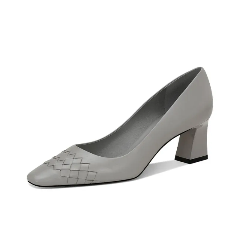 JESSICA SOPHIA Chunky Heel High Heels 5.5cm Women's-4