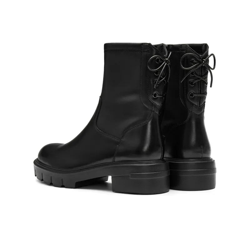 Staccato Black Butterfly Ankle Boots Women's Cool And Stylish Black-2