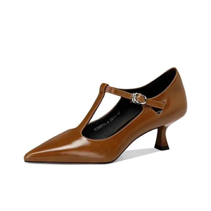 JESSICA SOPHIA Slim Heel High Heels 4.5cm Women's-4