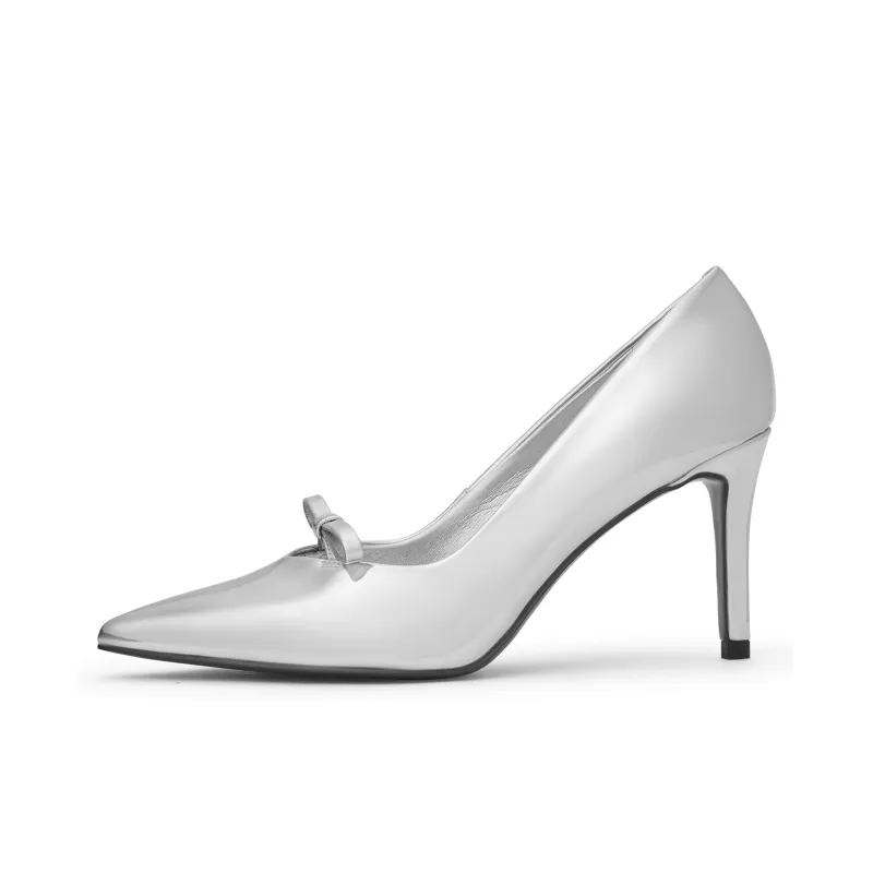 CHARLES&KEITH Small CK Slim Heel High Heels 8.2cm Women's-10