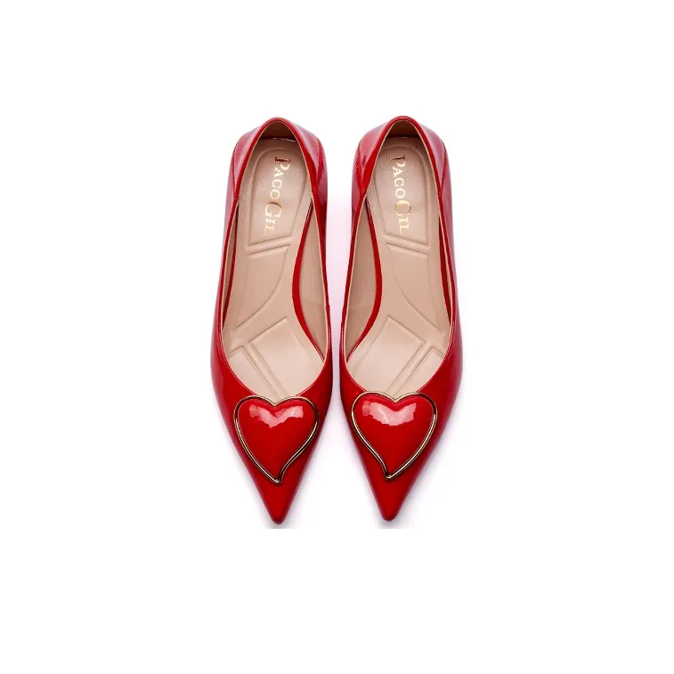 PACO GIL High Heels Women's Red-2