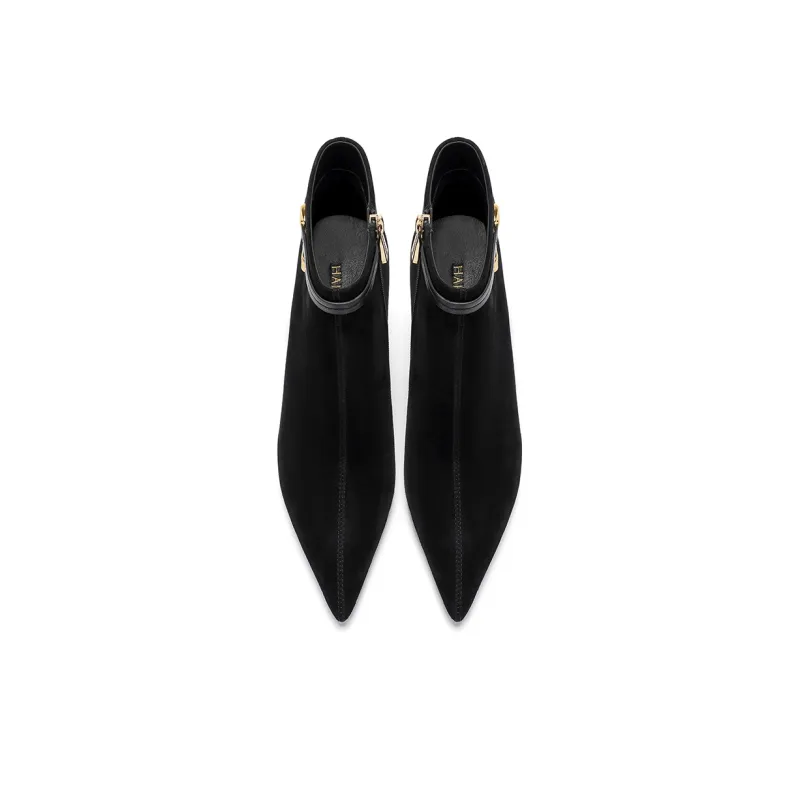 HARSON Ankle Boots 7cm Women's Black-9