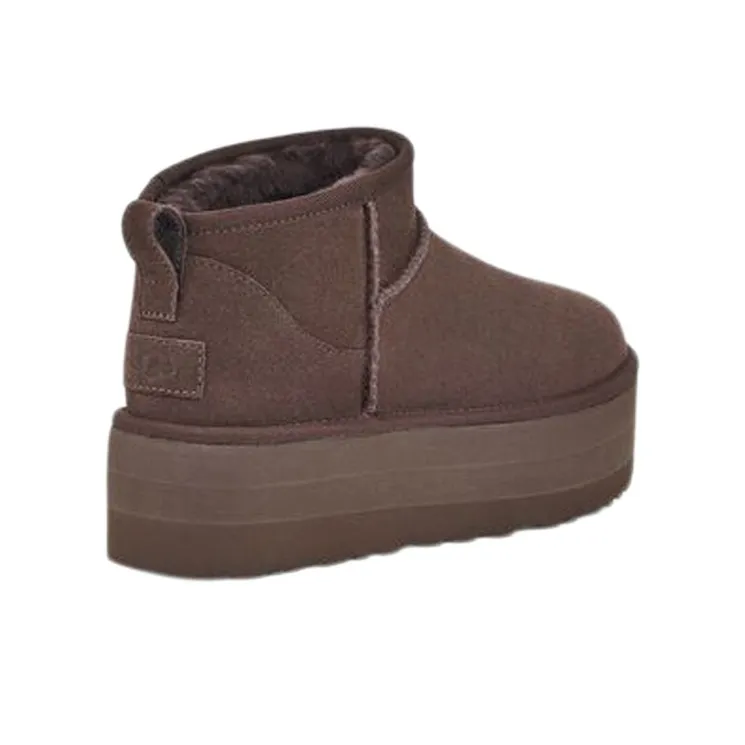 UGG Classic Ultra Mini Platform Boot Burnt Cedar Women's-3